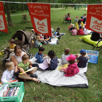 mediatheque lecture au parc