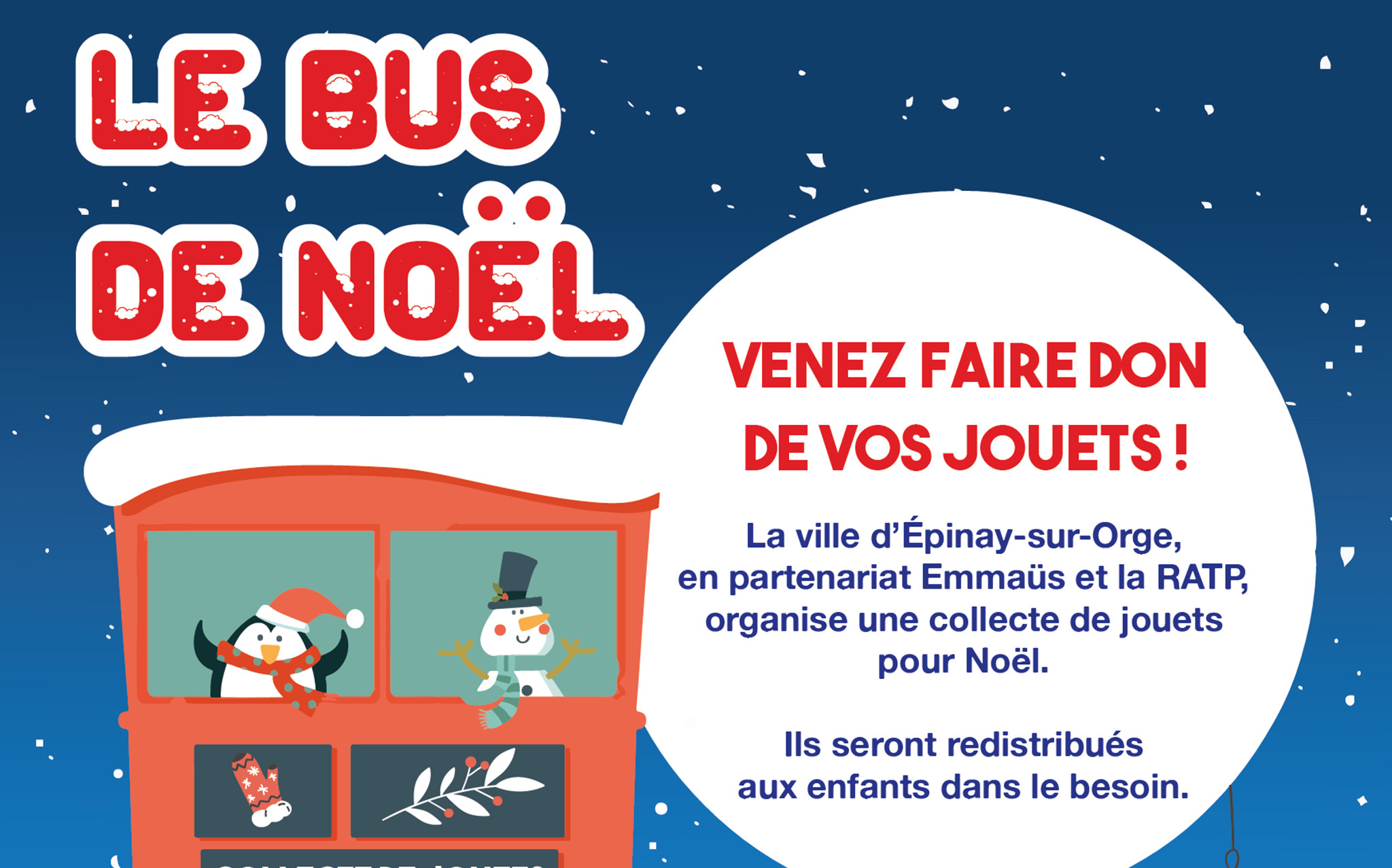 Maurepas : le SQY Bus de Noël déborde de jouets pour les enfants démunis -  Le Parisien